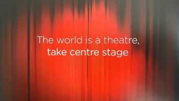 Image for the Tweet beginning: THE WORLD IS A STAGE